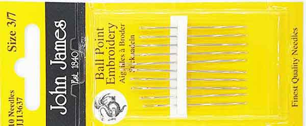 Tapestry embroidery needles